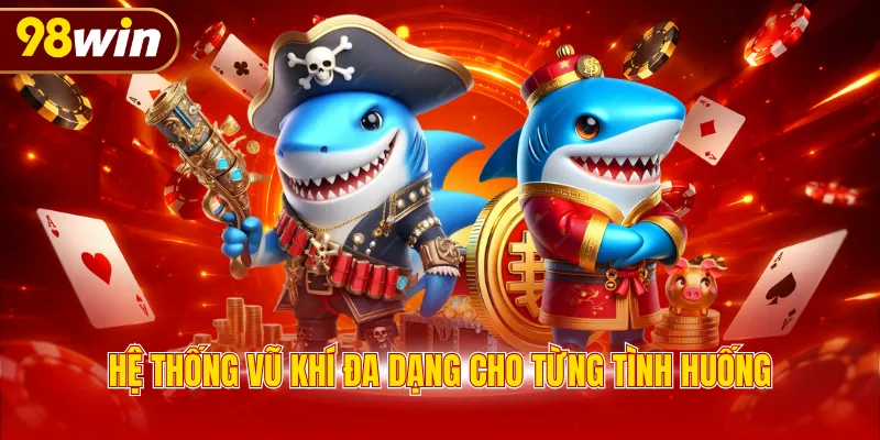 Hệ thống vũ khí đa dạng cho từng tình huống