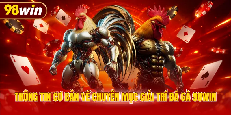 Thông tin cơ bản về chuyên mục giải trí đá gà 98WIN